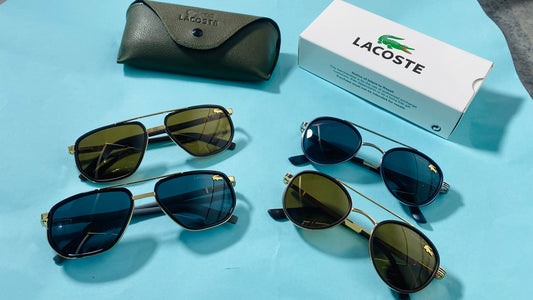 Lacoste Premium Double-Bridge Sunglasses Collection – UV400 Luxury Eyewear
