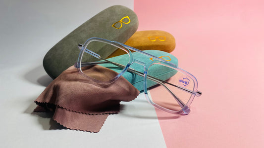 Clear Double-Bridge Anti-Blue Light Computer Glasses | Unisex