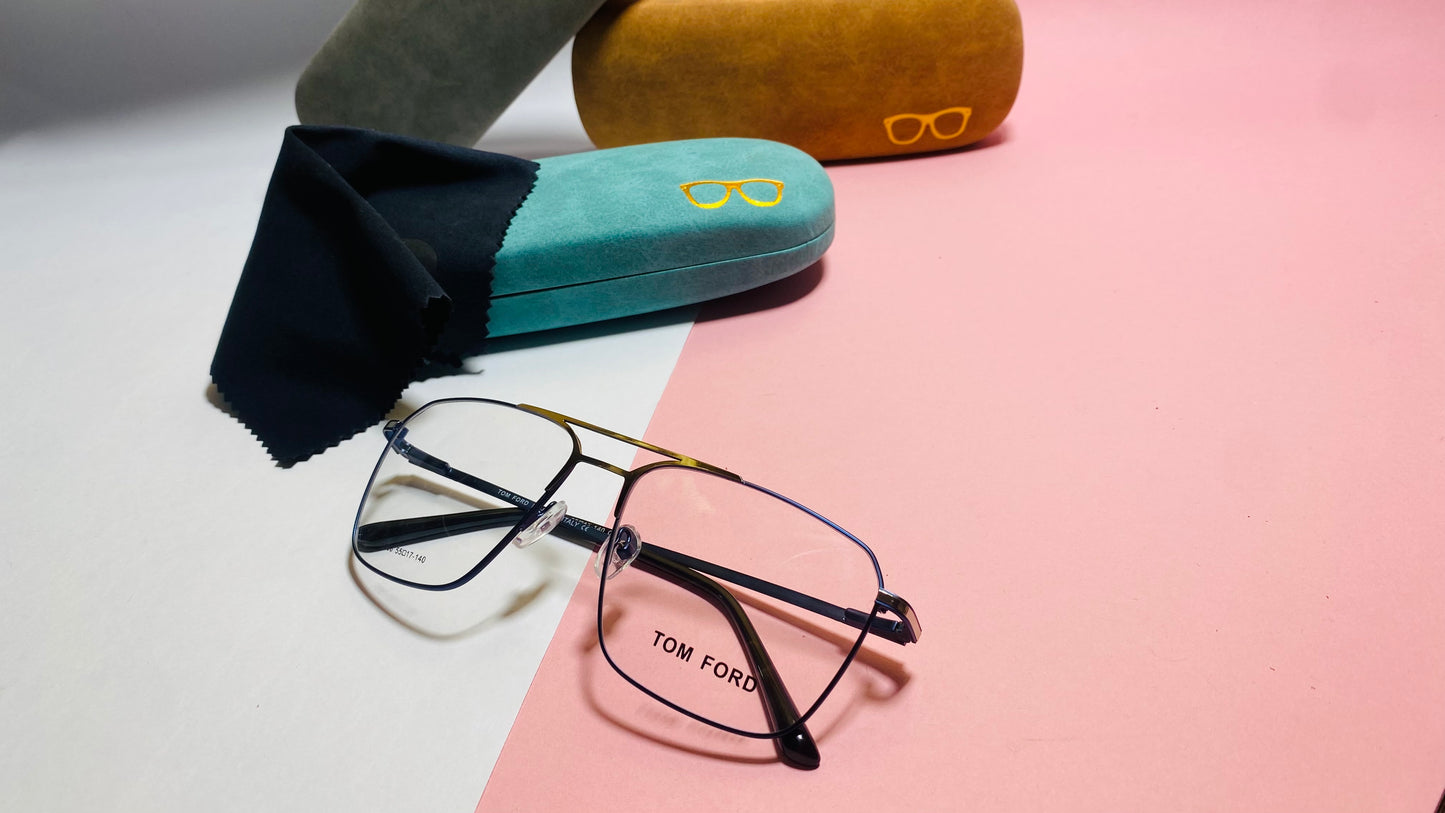 Tom Ford Black & Gold Eyeglasses