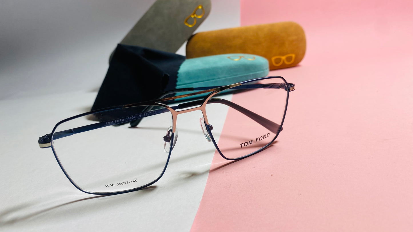 Tom Ford Black & Gold Eyeglasses